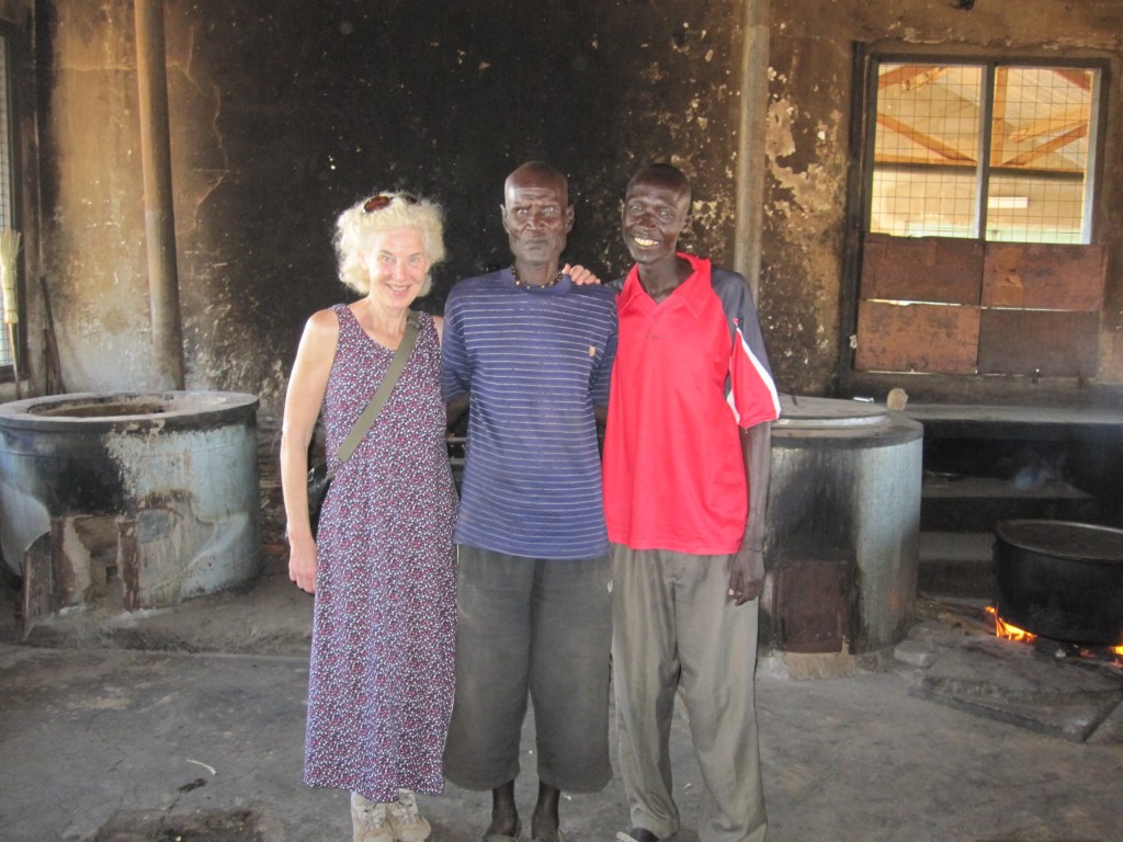 I am with the school cook and Peter, a Turkana friend who serves as the school watchman