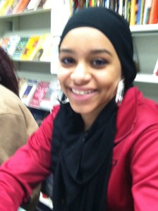 Amna, 9th grader, Gorham High School wrote "My Beloveds". She is from Khartoum.